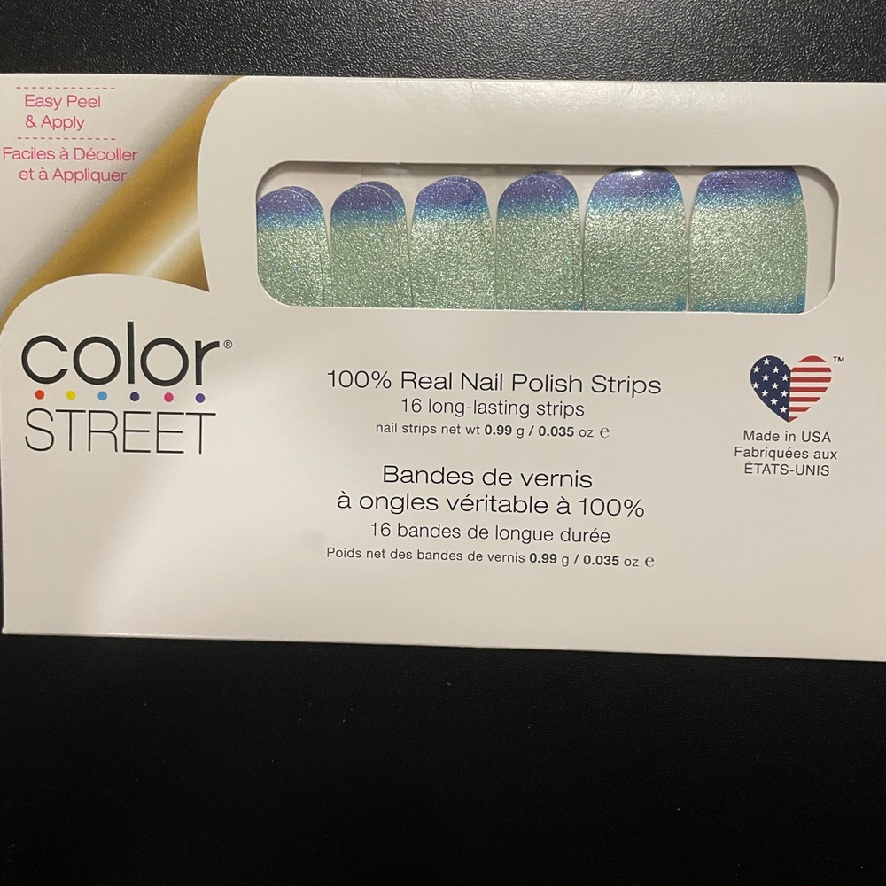 Long Time No Sea RETIRED Color Street Blue and Green Nail Polish Strips